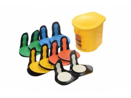 REBOUND DISC VELCRO FIX SET OF 10